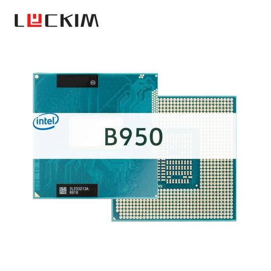 Intel Celeron B950 Processor, 2 Cores, 2 Threads, 2.1 GHz, PGA 988B Socket, 2MB Cache - Laptop CPU