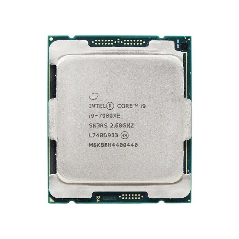 Intel Core i9-7980XE Processor, 18 Cores, 36 Threads, 2.6 GHz (4.4 GHz Turbo), LGA 2066, 24.75MB Cache - Desktop CPU