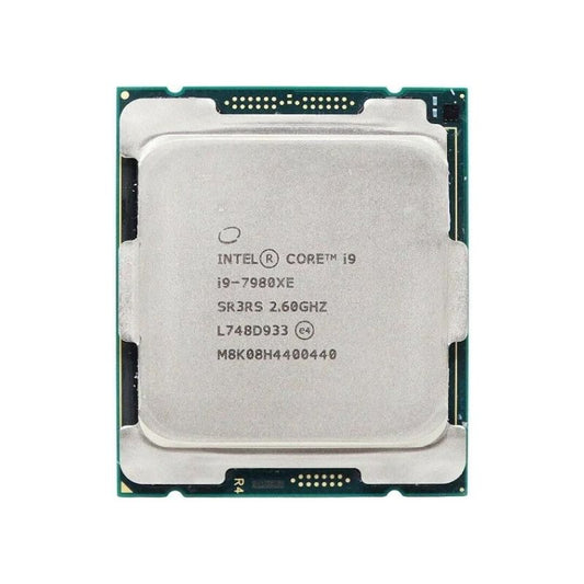 Intel Core i9-7980XE Processor, 18 Cores, 36 Threads, 2.6 GHz (4.4 GHz Turbo), LGA 2066, 24.75MB Cache - Desktop CPU