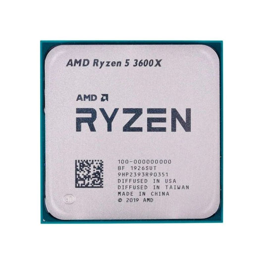 AMD Ryzen 5 3600X Processor, 6 Cores, 12 Threads, 3.8 GHz (4.4 GHz Turbo), AM4 Socket, 32MB Cache - Desktop CPU