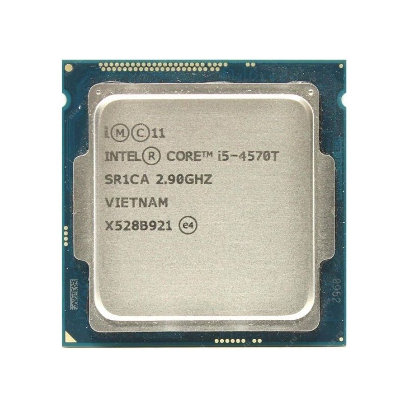 Intel Core i5-4570T Processor, 2 Cores, 4 Threads, 2.9 GHz (3.6 GHz Turbo), LGA 1150, 4MB Cache - Desktop CPU