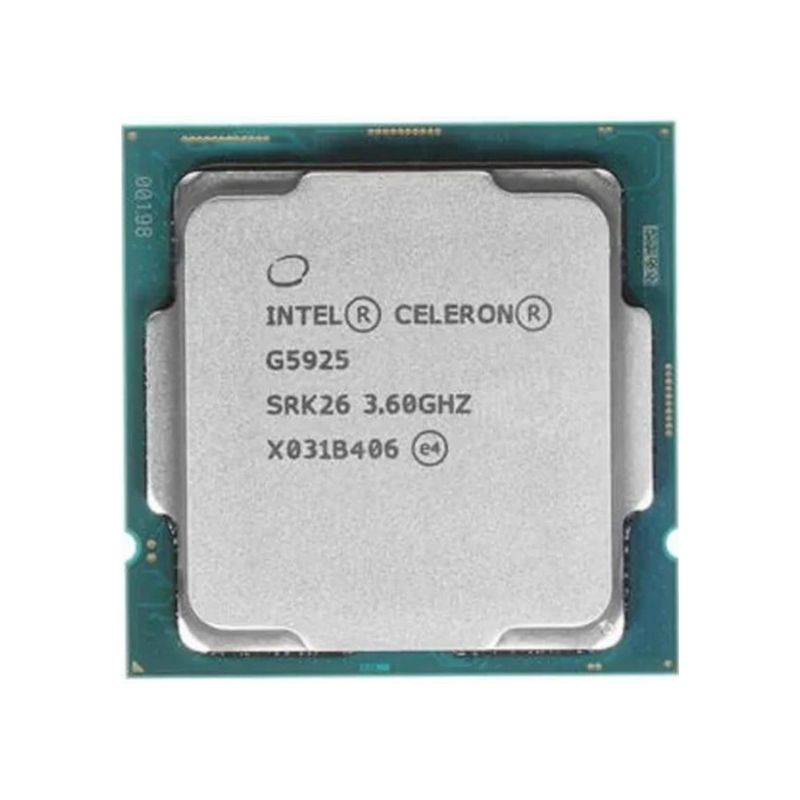 Intel Pentium Gold G5925 Processor, 2 Cores, 4 Threads, 3.6 GHz, LGA 1200, 4MB Cache - Desktop CPU