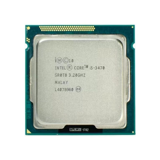 Intel Core i5-3470 Processor, 4 Cores, 4 Threads, 3.2 GHz (3.6 GHz Turbo), LGA 1155, 6MB Cache - Desktop CPU