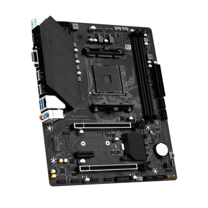 MAXSUN B550M D4 Motherboard, Micro-ATX, AMD B550 Chipset, AM4 Socket, DDR4 Memory Support, PCIe 4.0