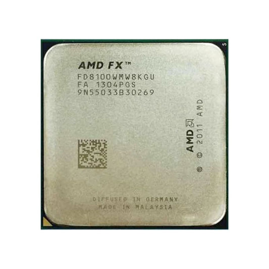 AMD FX-8100 Processor, 8 Cores, 3.7 GHz (4.2 GHz Turbo), AM3+, 8MB Cache - Desktop CPU