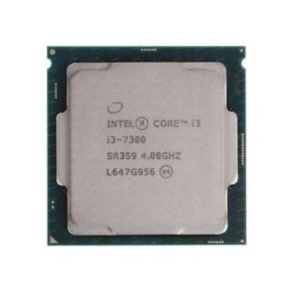 Intel Core i3-7300 Processor, 2 Cores, 4 Threads, 4.2 GHz, LGA 1151, 4MB Cache - Desktop CPU