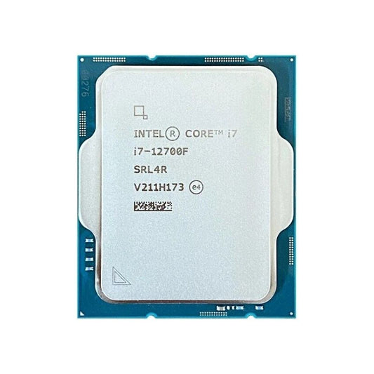 Intel Core i7-12700F Processor, 12 Cores, 20 Threads, 2.1 GHz (4.9 GHz Turbo), LGA 1700, 25MB Cache - Desktop CPU