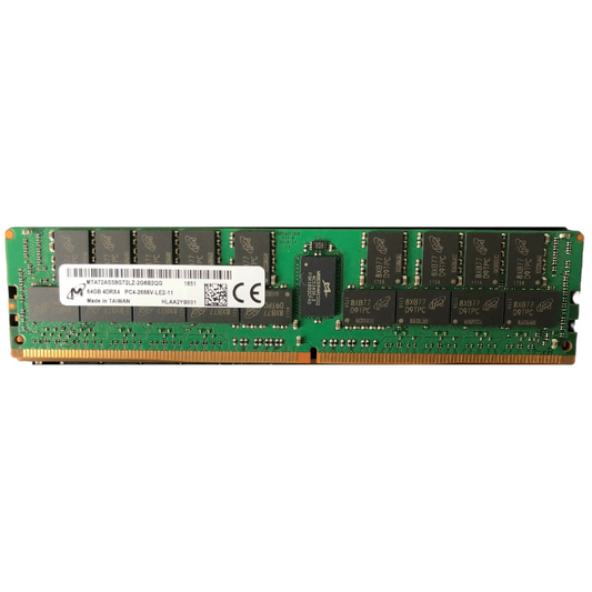 MT DDR4 64GB 2666MHz Server Memory Module, PC4-21300, CL19, ECC Registered, DIMM  Server Ram