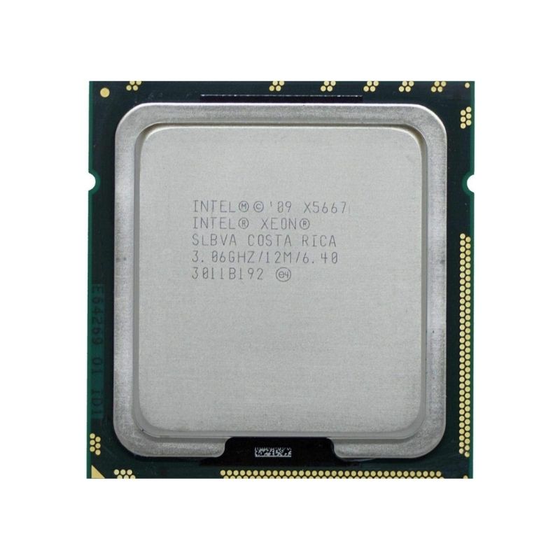 Intel Xeon X5667 Processor, 4 Cores, 8 Threads, 3.06 GHz (3.33 GHz Turbo), LGA 1366, 8MB Cache - Server CPU