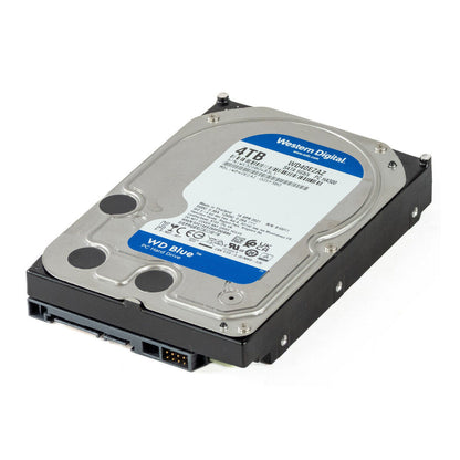 WD 4TB WD40EZAZ Blue Desktop Hard Drive - Refurbished, 5400 RPM, SATA III, 256MB Cache