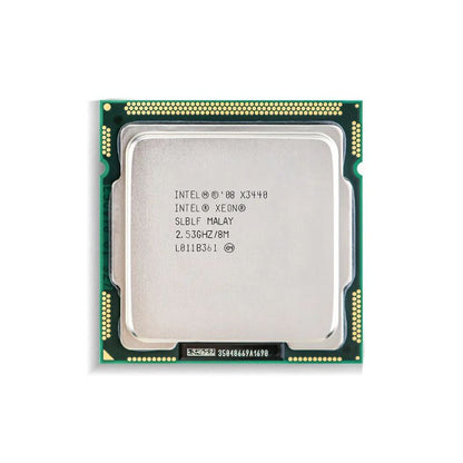 Intel Xeon X3440 Processor, 4 Cores, 8 Threads, 3.1 GHz, LGA 1156, 8MB Cache - Server CPU