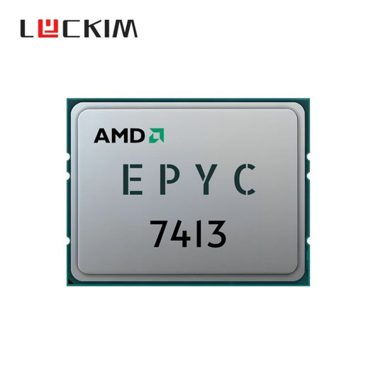 AMD EPYC 7413 Processor, 24 Cores, 48 Threads, 2.65 GHz (3.6 GHz Turbo), Socket SP3, 128MB Cache - Server CPU