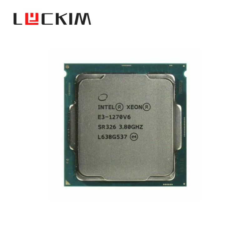 Intel Xeon E3-1270 v6 Processor, 4 Cores, 8 Threads, 3.8 GHz (4.2 GHz Turbo), LGA 1151, 8MB Cache - Server CPU