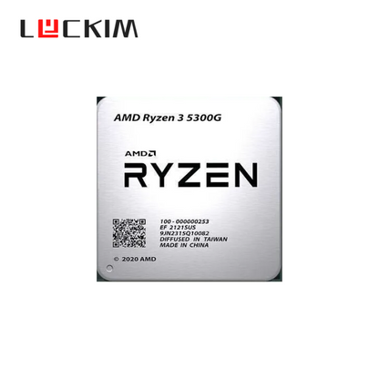 AMD Ryzen 3 5300G Processor, 4 Cores, 8 Threads, 4.0 GHz, AM4, 8MB Cache - Desktop CPU