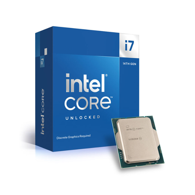 Intel Core i7-14700KF Processor (BOX), 16 Cores, 24 Threads, 3.4 GHz (5.3 GHz Turbo), LGA 1700, 30MB Cache - Desktop CPU