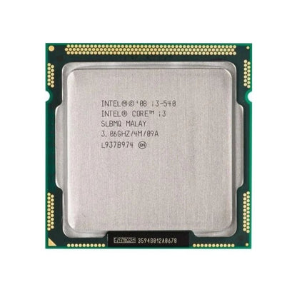 Intel Core i3-540 Processor, 2 Cores, 4 Threads, 3.06 GHz, LGA 1156, 4MB Cache - Desktop CPU