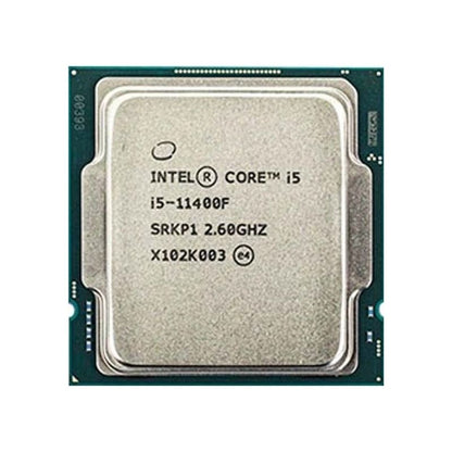 Intel Core i5-11400F Processor, 6 Cores, 12 Threads, 2.6 GHz (4.4 GHz Turbo), LGA 1200, 12MB Cache - Desktop CPU