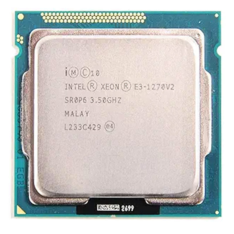 Intel Xeon E3-1270 v2 Processor, 4 Cores, 8 Threads, 3.5 GHz (3.9 GHz Turbo), LGA 1155, 8MB Cache - Server CPU