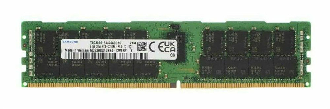 SEC DDR4 64GB 3200MHz Server RAM, PC4-25600, CL22, ECC Registered, DIMM