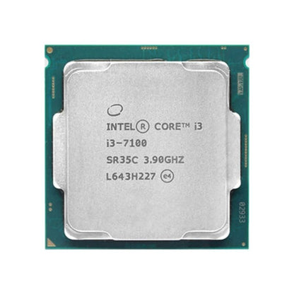 Intel Core i3-7100 Processor, 2 Cores, 4 Threads, 3.9 GHz, LGA 1151, 3MB Cache - Desktop CPU