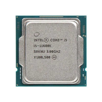 Intel Core i5-11600 Processor, 6 Cores, 12 Threads, 2.8 GHz (4.8 GHz Turbo), LGA 1200, 12MB Cache - Desktop CPU