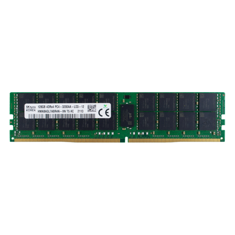 SK DDR4 128GB 3200MHz Server RAM, Registered ECC, DIMM, PC4-25600 Server Memory