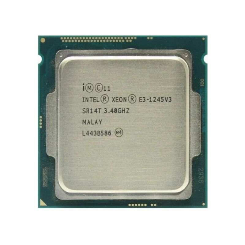 Intel Xeon E3-1245 v3 Processor, 4 Cores, 8 Threads, 3.4 GHz (3.8 GHz Turbo), LGA 1150, 8MB Cache - Server CPU