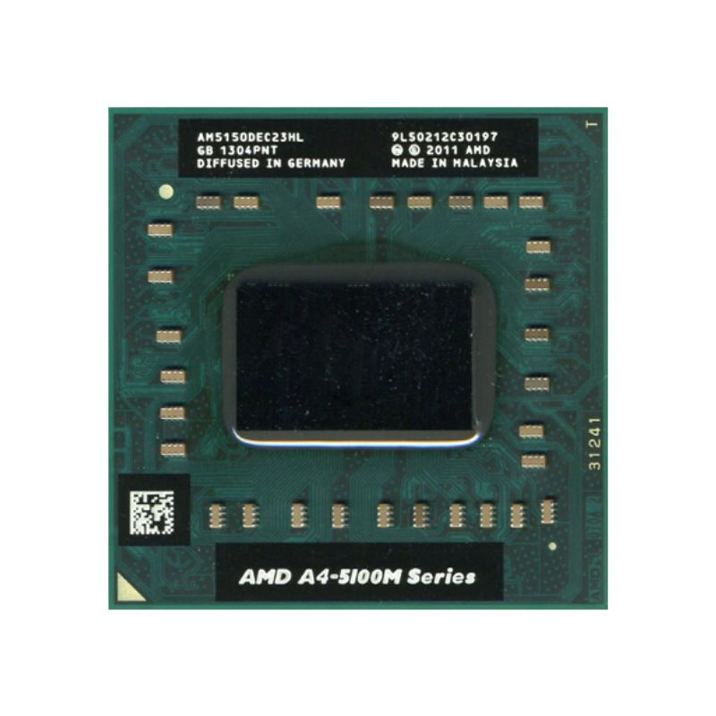 AMD A4-5150M Processor, 2 Cores, 2 Threads, 2.7 GHz, Socket FS1, 1MB Cache - Laptop CPU