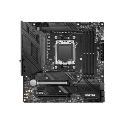 MSI MAG B650M Mortar WiFi Gaming Motherboard, Micro-ATX, AM5 Socket, PCIe 4.0, DDR5, WiFi 6E, HDMI/DP - Gaming Motherboard