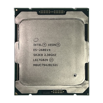 Intel Xeon E5-2686 v4 Processor, 12 Cores, 24 Threads, 2.3 GHz (3.0 GHz Turbo), LGA 2011-3, 30MB Cache - Server CPU