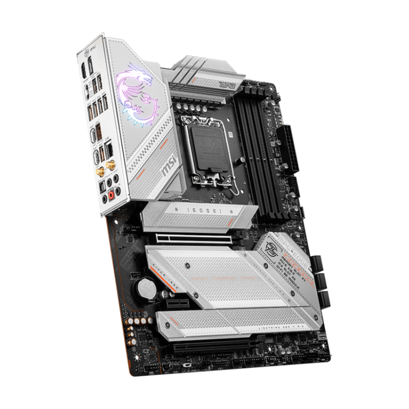 MSI MPG Z790 Edge WiFi Motherboard, LGA 1700, DDR5, PCIe 5.0, Wi-Fi 6E, ATX - Gaming and Overclocking