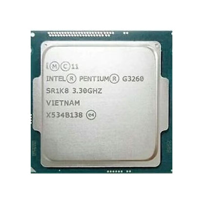 Intel Pentium G3260 Processor, 2 Cores, 2 Threads, 3.3 GHz, LGA 1150, 3MB Cache - Desktop CPU