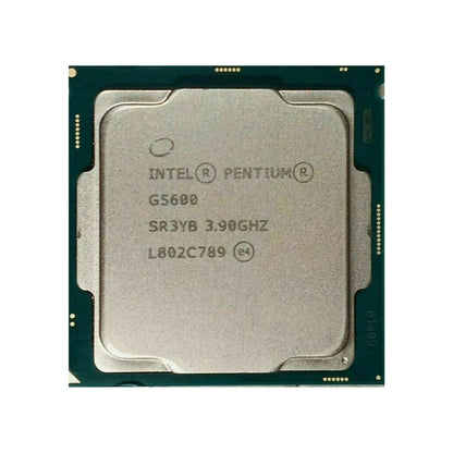 Intel Pentium Gold G5600 Processor, 2 Cores, 4 Threads, 3.9 GHz, LGA 1151, 4MB Cache - Desktop CPU