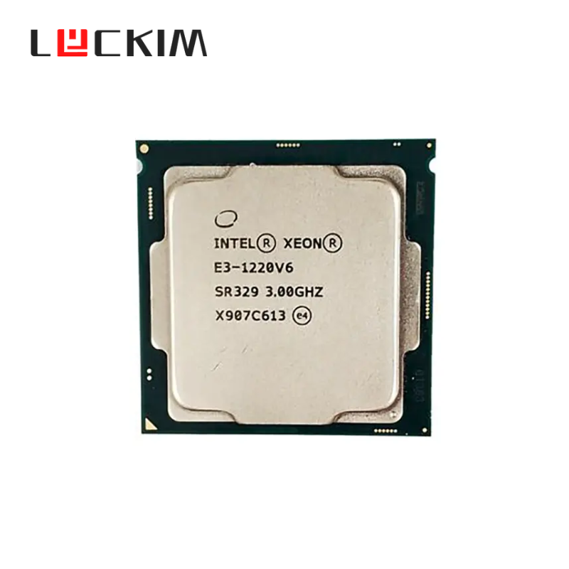 Intel Xeon E3-1220 v6 Processor, 4 Cores, 4 Threads, 3.0 GHz (3.5 GHz Turbo), LGA 1151, 8MB Cache - Server CPU