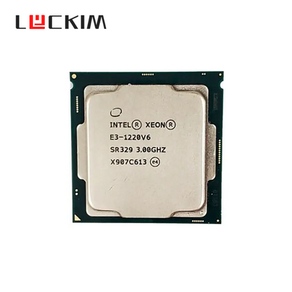 Intel Xeon E3-1220 v6 Processor, 4 Cores, 4 Threads, 3.0 GHz (3.5 GHz Turbo), LGA 1151, 8MB Cache - Server CPU