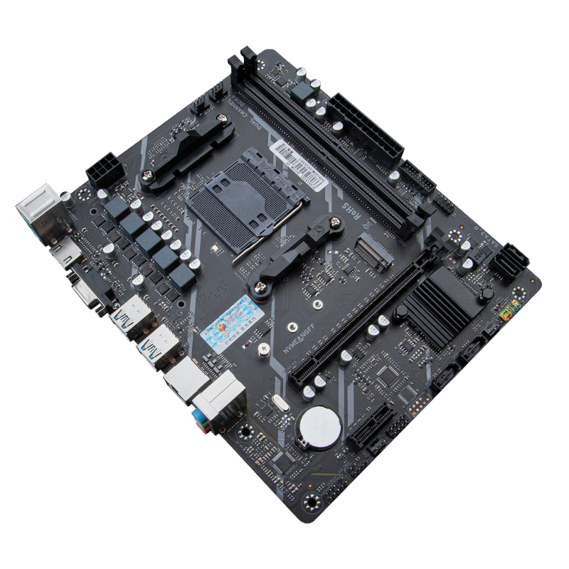 HUANANZHI B450M-VH Micro ATX Motherboard, AMD B450 Chipset, AM4 Socket, DDR4 Support