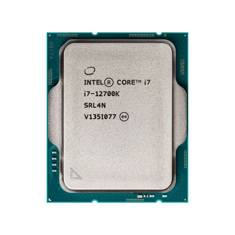 Intel Core i7-12700K Processor, 12 Cores, 20 Threads, 3.6 GHz (5.0 GHz Turbo), LGA 1700, 25MB Cache - Desktop CPU