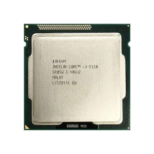 Intel Core i3-2130 Processor, 2 Cores, 4 Threads, 3.4 GHz, LGA 1155, 3MB Cache - Desktop CPU