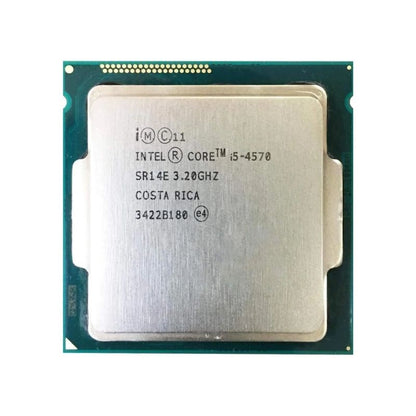 Intel Core i5-4570 Processor, 4 Cores, 4 Threads, 3.2 GHz, LGA 1150, 6MB Cache - Desktop CPU