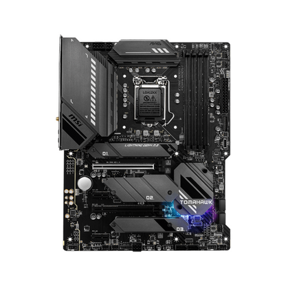 MSI MAG Z590 Tomahawk WiFi ATX Motherboard, Intel Z590 Chipset, LGA 1200, PCIe 4.0, WiFi 6, 128GB DDR4, Mystic Light RGB - Gaming Motherboard