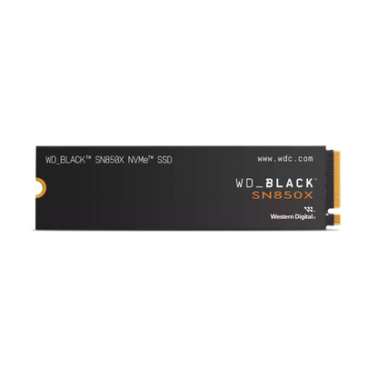 WD_BLACK SN850X 4TB NVMe Internal Gaming SSD, PCIe Gen4, up to 7,300 MB/s, M.2 2280, WDS400T2X0E