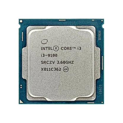 Intel Core i3-9100 Processor, 4 Cores, 4 Threads, 3.6 GHz (4.2 GHz Turbo), LGA 1151, 6MB Cache - Desktop CPU