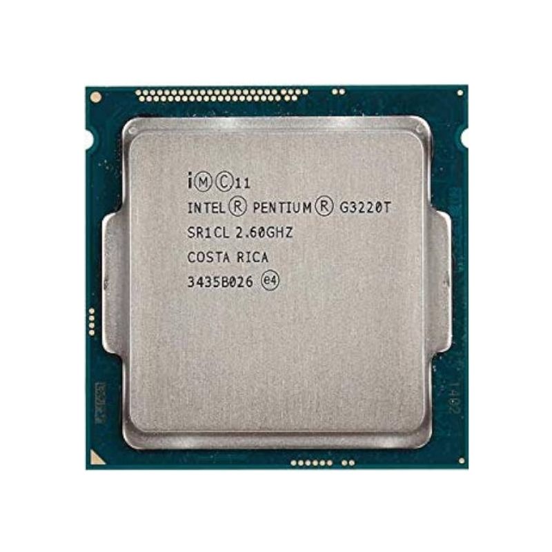 Intel Pentium G3220T Processor, 2 Cores, 4 Threads, 2.6 GHz, LGA 1150, 3MB Cache - Desktop CPU