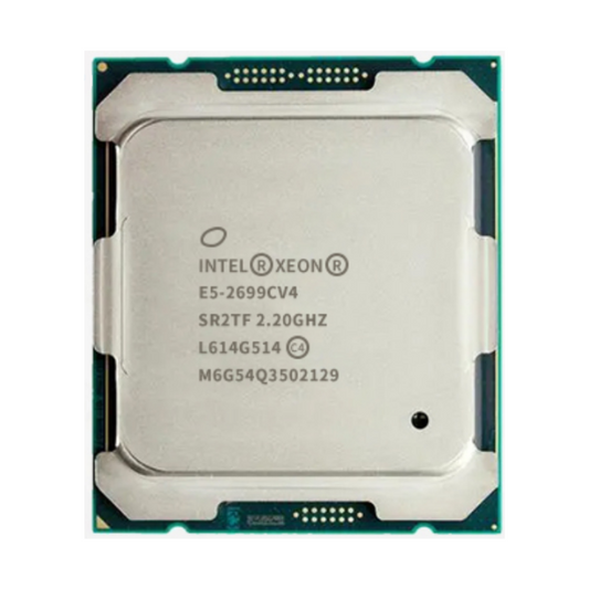 Intel Xeon E5-2699C v4 Processor, 22 Cores, 44 Threads, 2.2 GHz (3.6 GHz Turbo), LGA 2011-3, 55MB Cache - Server CPU