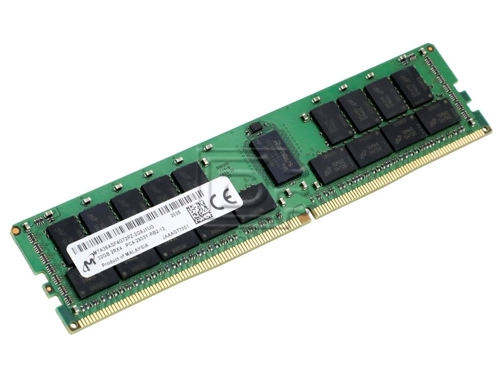 MT DDR4 32GB 2933MHz Server RAM, PC4-23400, CL19, ECC Registered, DIMM