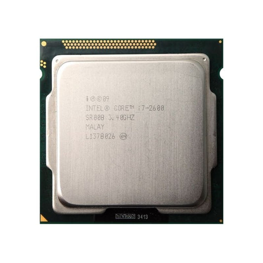 Intel Core i7-2600 Processor, 4 Cores, 8 Threads, 3.4 GHz (3.8 GHz Turbo), LGA 1155, 8MB Cache - Desktop CPU