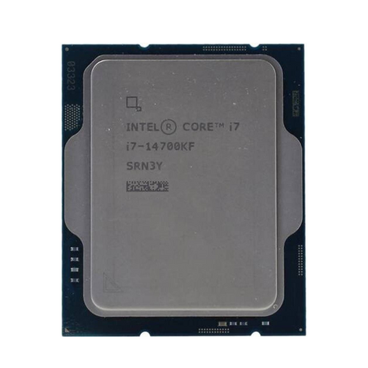 Intel Core i7-14700KF Processor, 16 Cores, 24 Threads, 3.4 GHz (5.2 GHz Turbo), LGA 1700, 30MB Cache - Desktop CPU