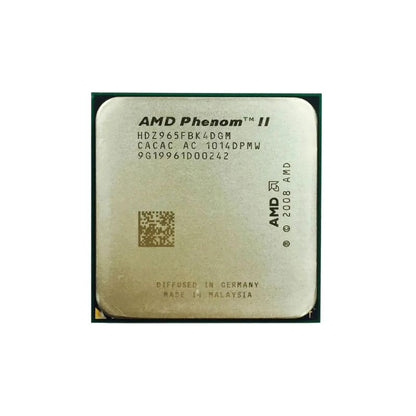 AMD Phenom II X4 965 Processor, 4 Cores, 3.4 GHz, AM3, 8MB Cache - Desktop CPU