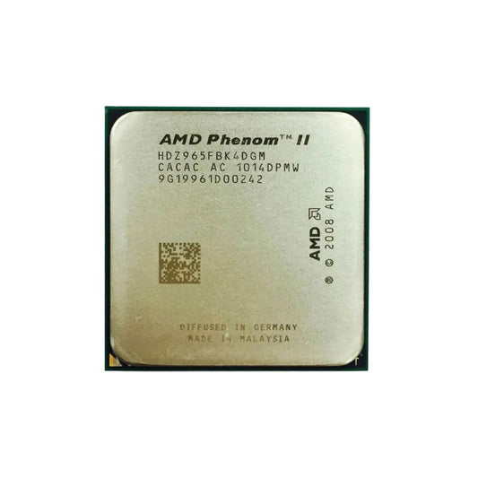 AMD Phenom II X4 965 Processor, 4 Cores, 3.4 GHz, AM3, 8MB Cache - Desktop CPU