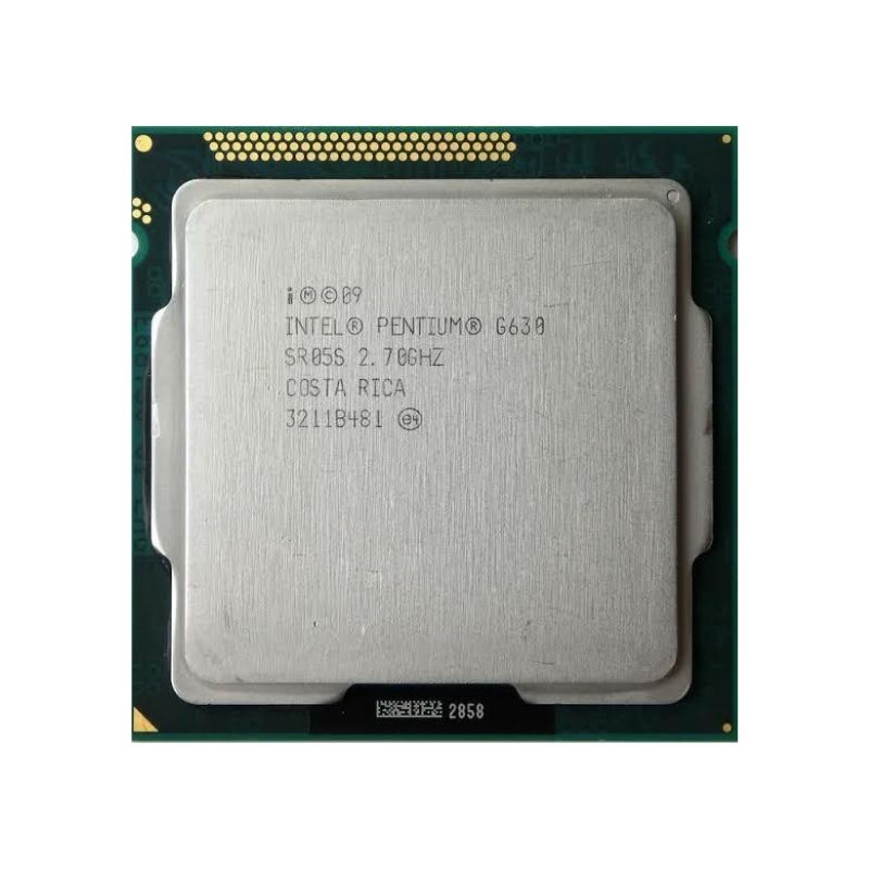 Intel Pentium G630 Processor, 2 Cores, 2 Threads, 2.7 GHz, LGA 1155, 3MB Cache - Desktop CPU